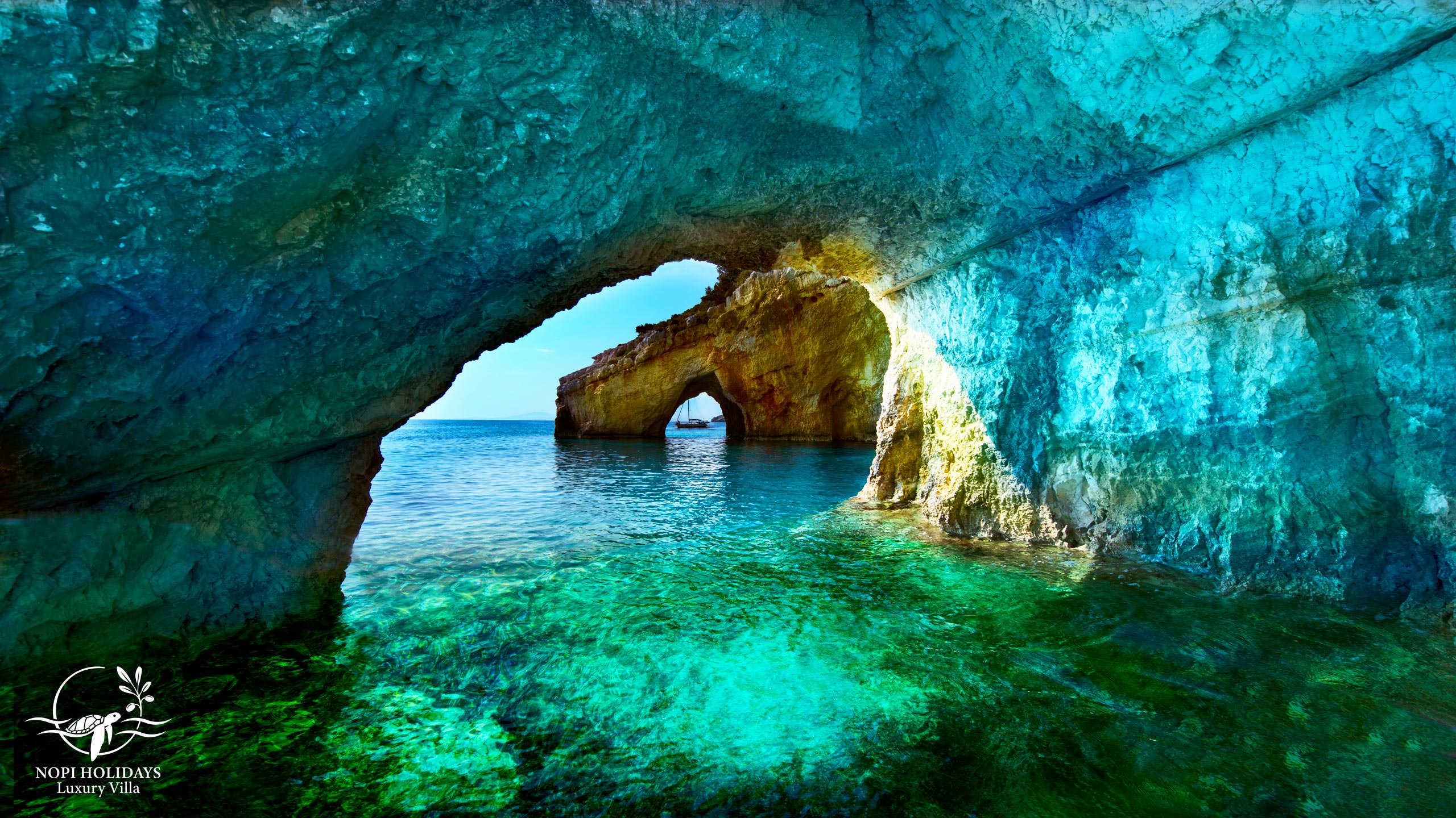 Blue caves Zante